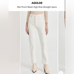AGOLDE 90s Pinch Waist High Rise Straight Jeans